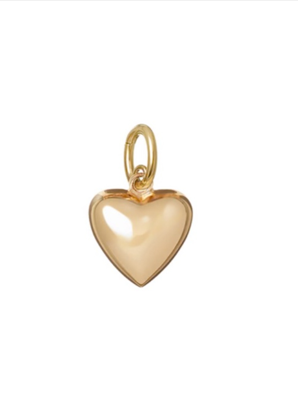 NWOT Roxanne Assoulin The Mini Puffy Heart Charm